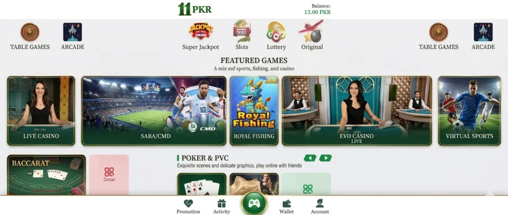 11 PKR Game