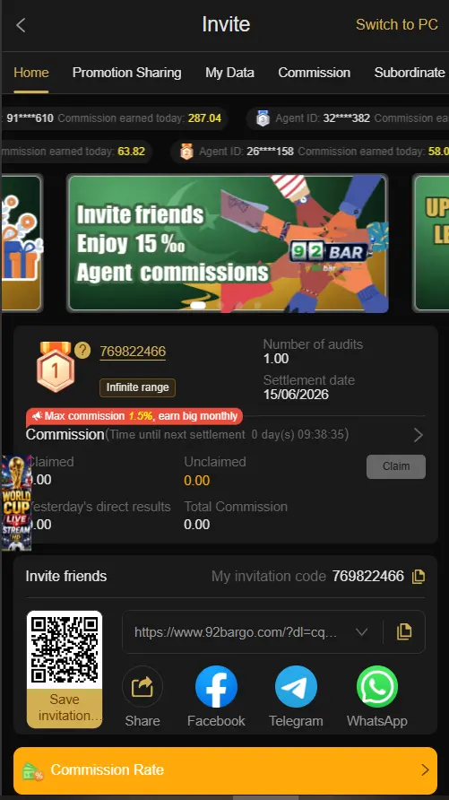  92Bar Win Game