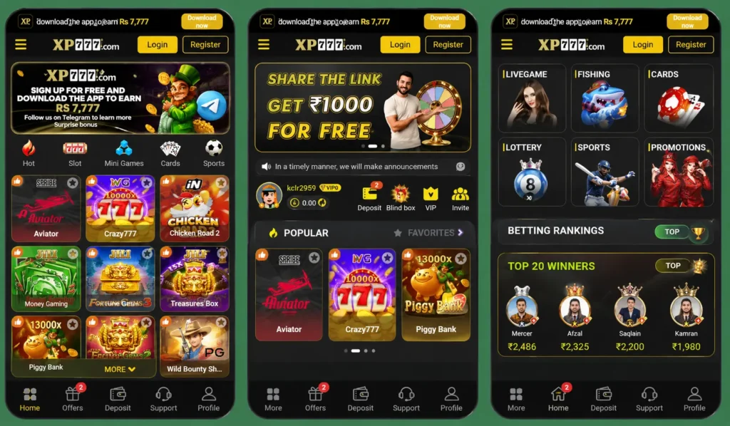 XP777 New Game in Pakistan