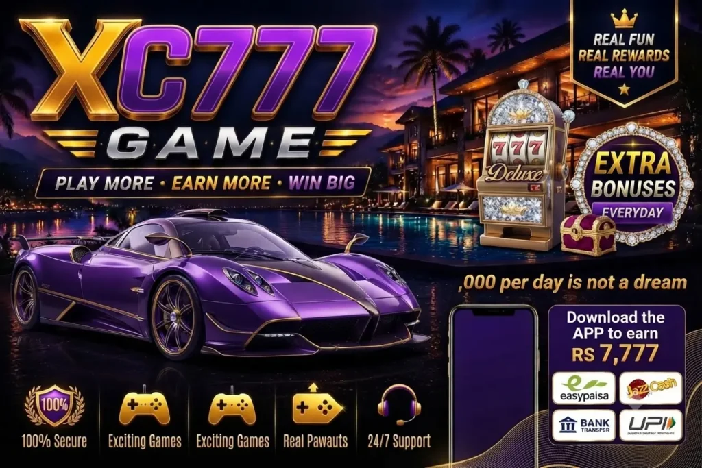 XC777 Game Real Earning Game in Pakistan