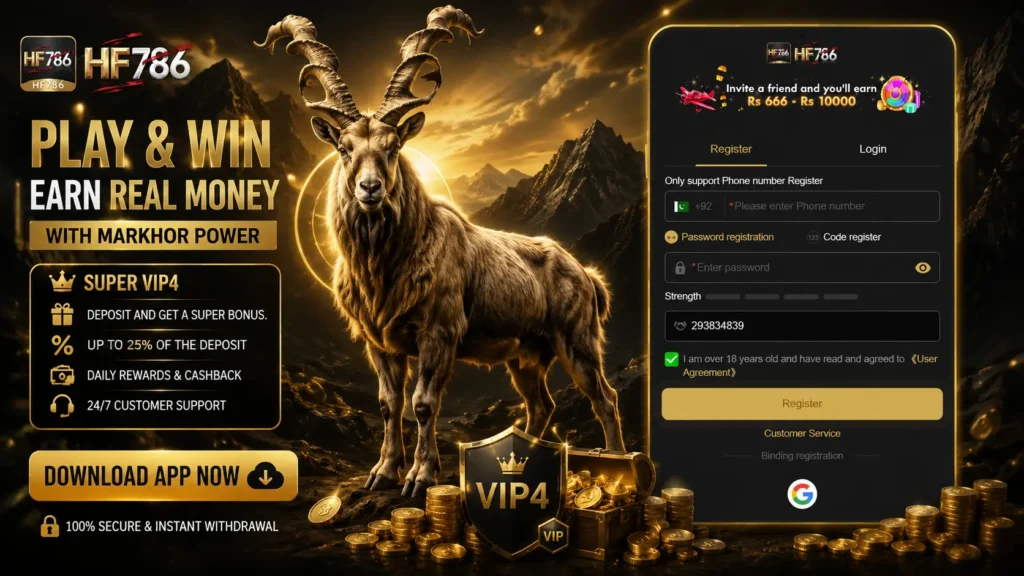 Create Your HF786 Game Account