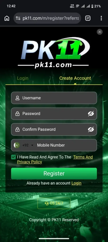 PK11 Casino Game for Android Users