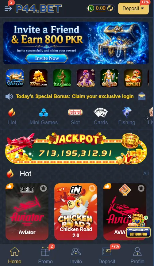 P44 Bet Game APK