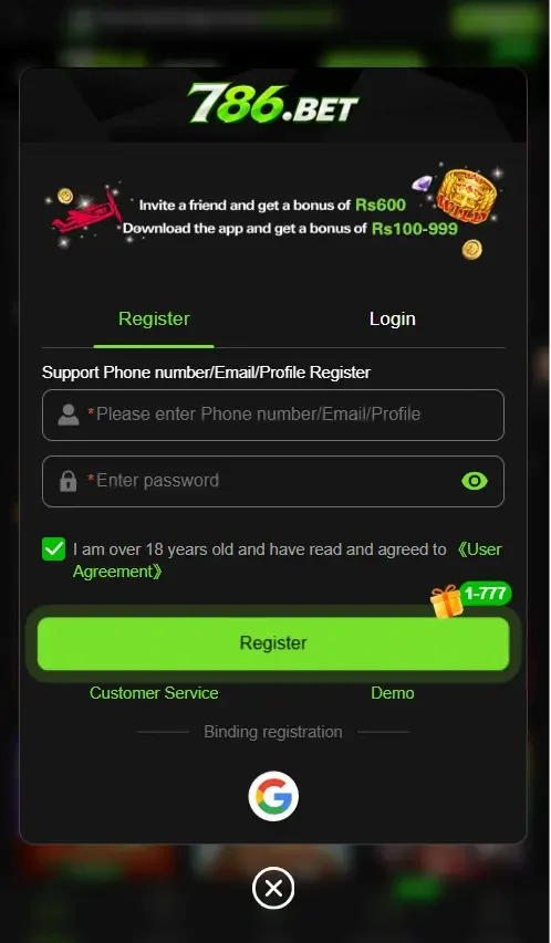 786 Bet Game APK